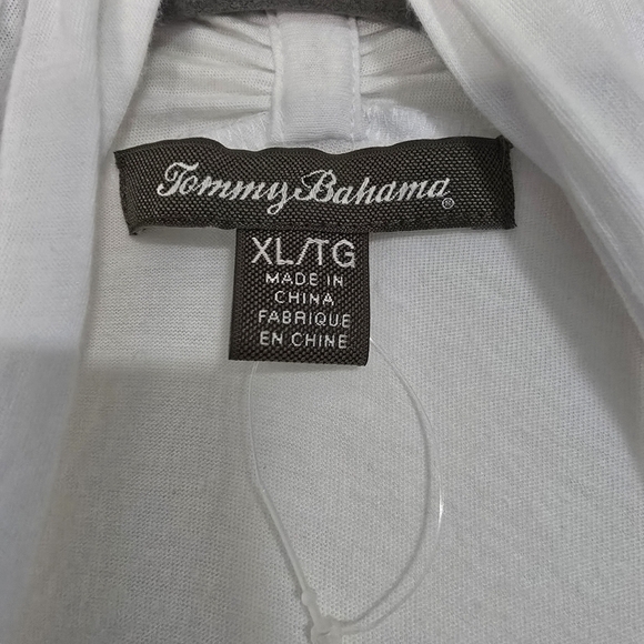 Tommy Bahama White Beach Cover Up Wrap Cardigan Swim Resort Vacation Pool - Picture 7 of 9